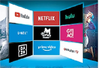 インターネット対応スマートテレビ