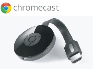 クロームキャストで自分のスマホを大画面テレビで！